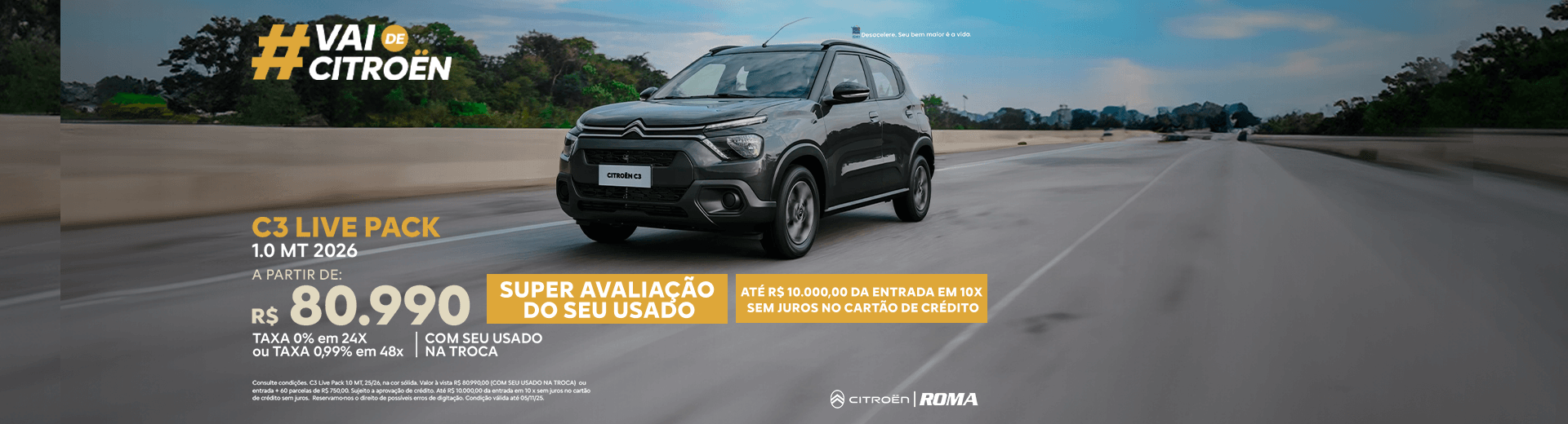 Campanha de Outubro - C3 Live Pack