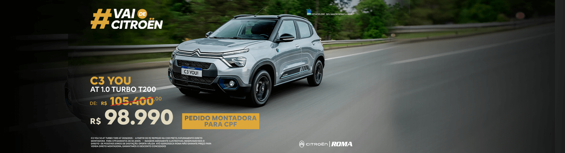 Campanha de Vendas Agosto - C3 YOU