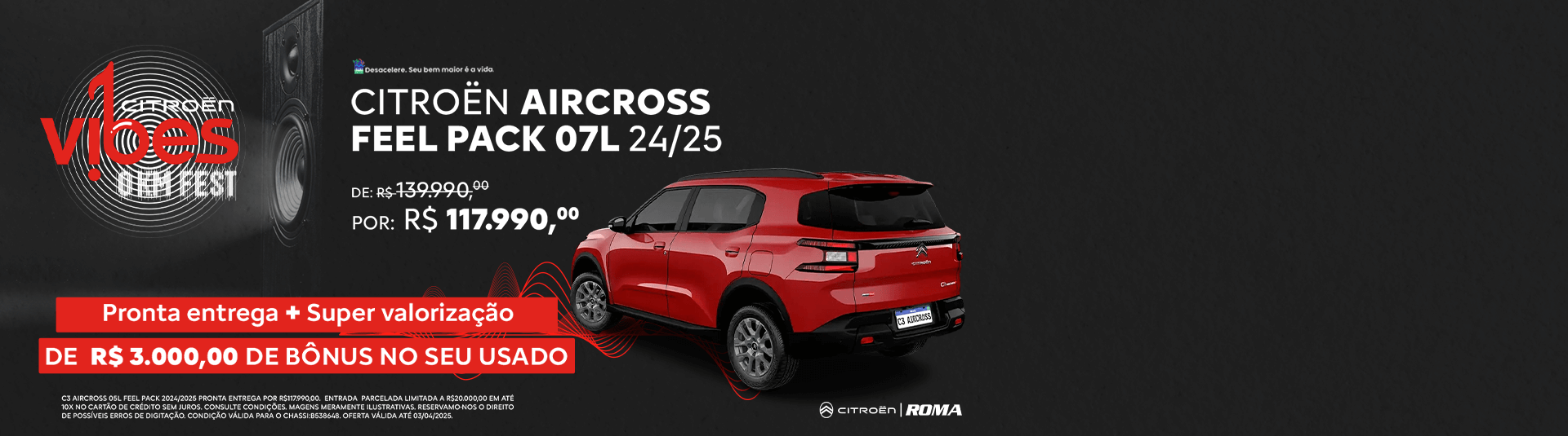 Aircross Feel Pack 7 lugares