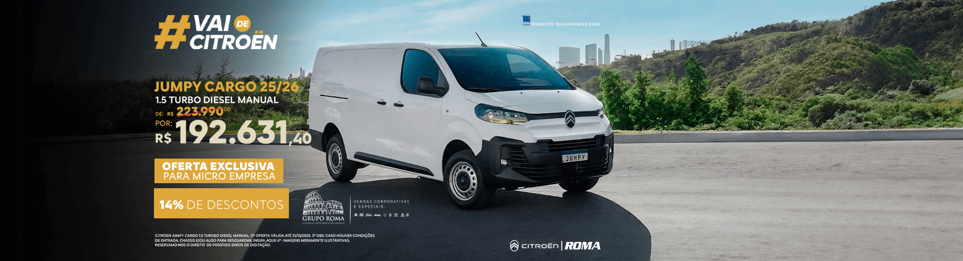 Campanha VD Outubro - Jumpy Cargo