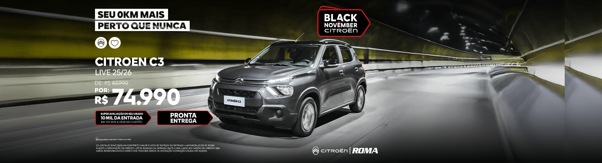 Campanha de Novembro - C3 Live