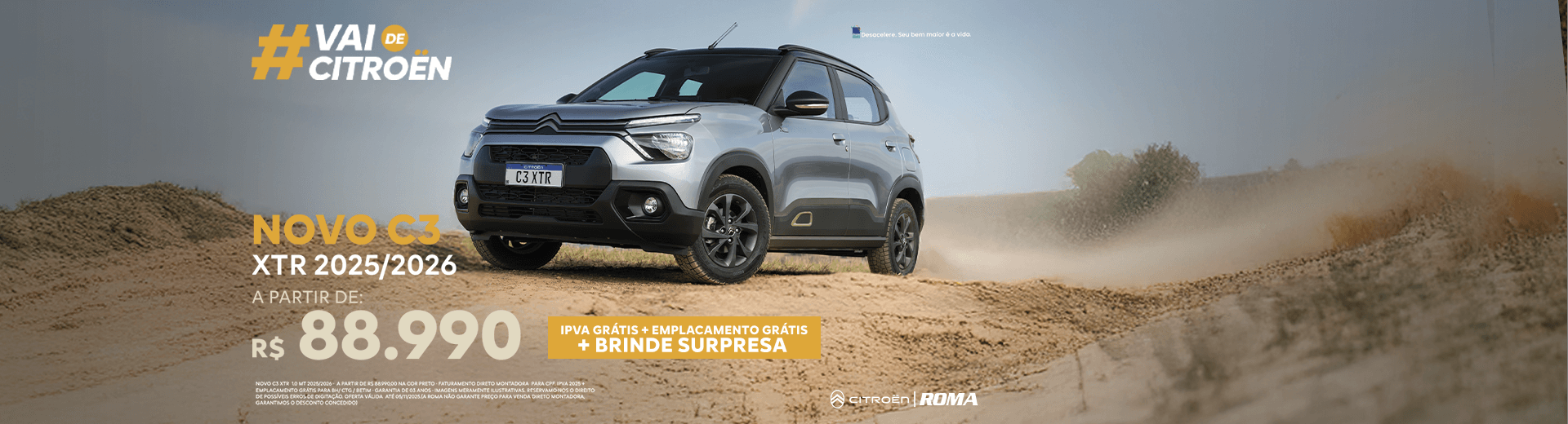 Campanha de Outubro - C3 XTR