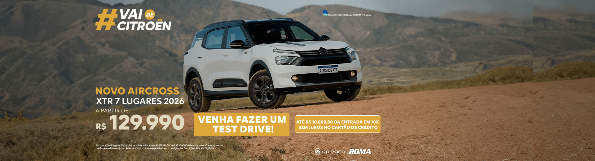 Campanha setembro - Aircross XTR