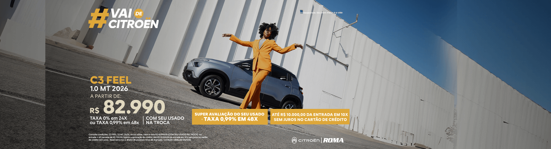 Campanha de Outubro - C3 Feel