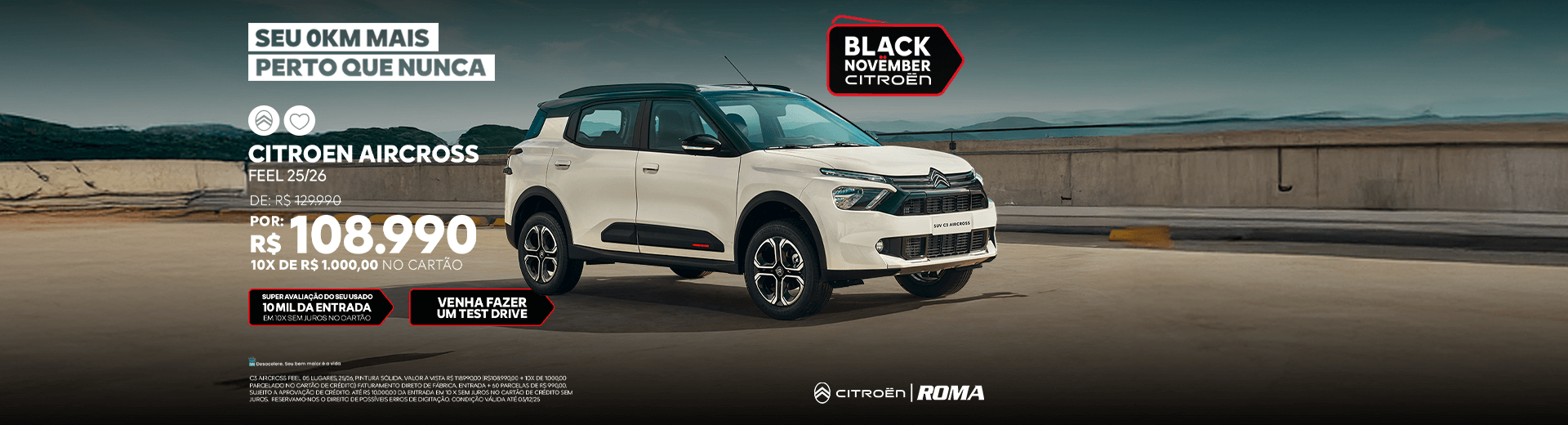 Campanha de Novembro - Aircross Feel
